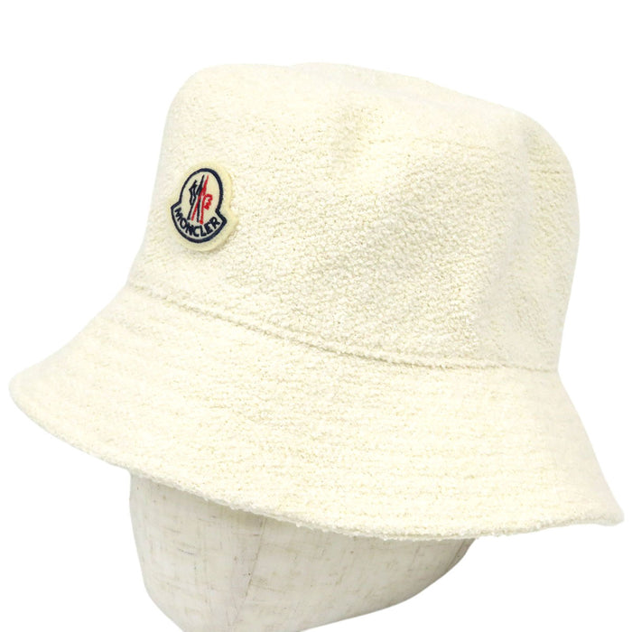MONCLER 
ワッペン 2022年製 コットン混 ポリエステル混 
HAT バケットハット