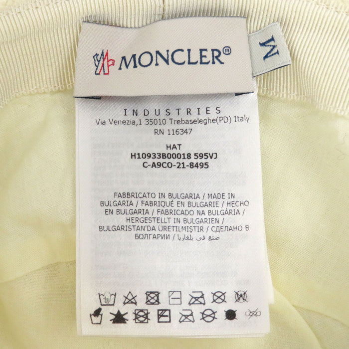MONCLER 
ワッペン 2022年製 コットン混 ポリエステル混 
HAT バケットハット