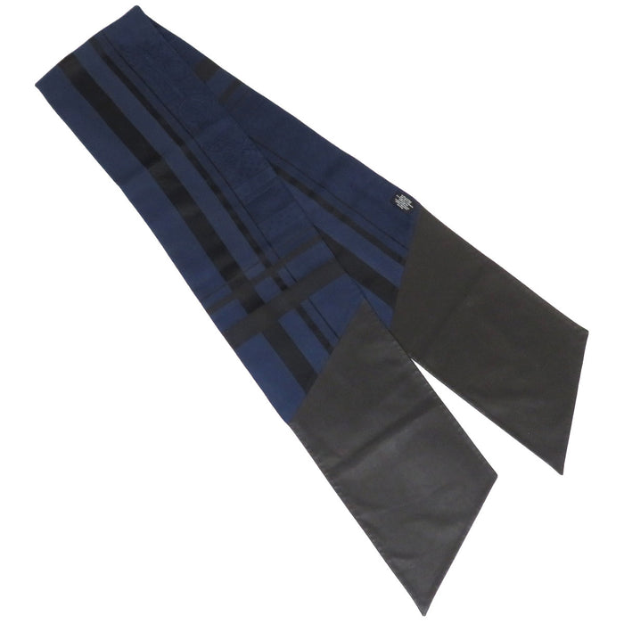 HERMES 
シルク ラムレザー 
マキシ ツイリー スカーフ