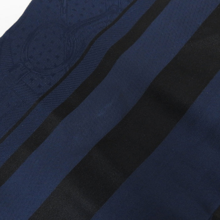 HERMES 
シルク ラムレザー 
マキシ ツイリー スカーフ