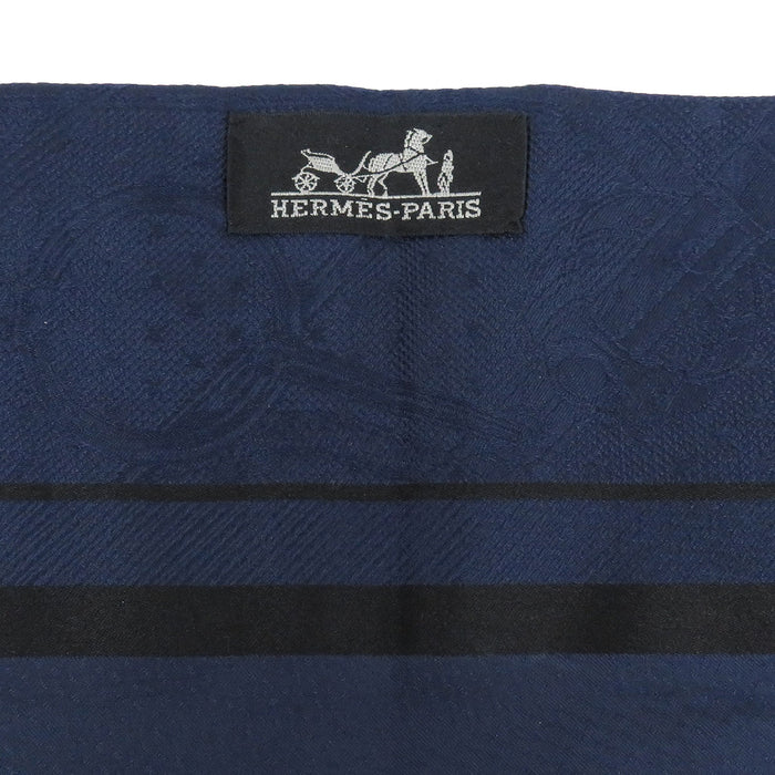 HERMES 
シルク ラムレザー 
マキシ ツイリー スカーフ