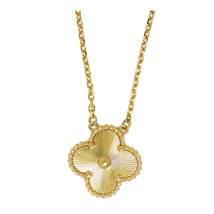Van Cleef & Arpels 
ヴィンテージ アルハンブラ ギヨシェ ネックレス