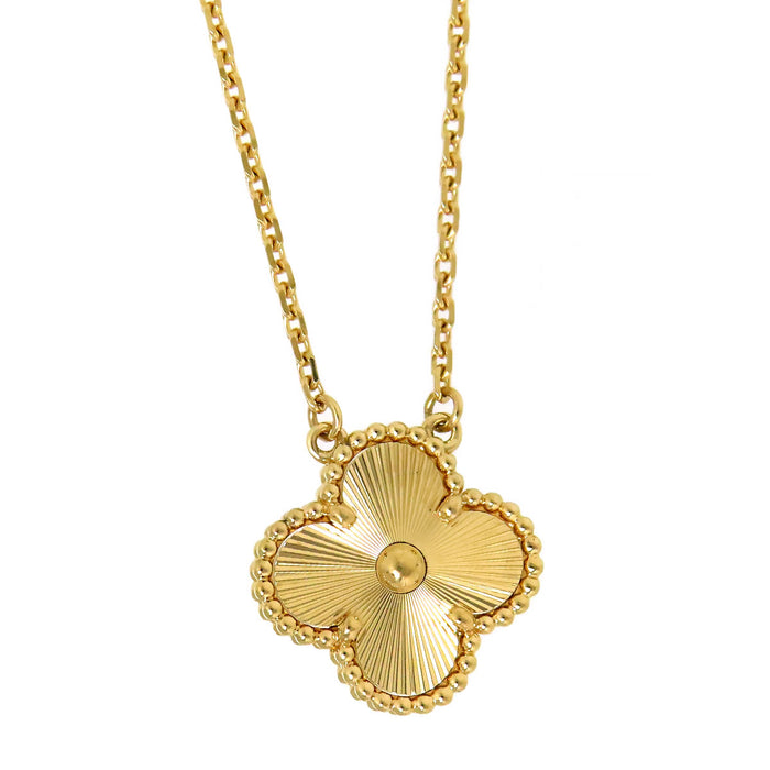 Van Cleef & Arpels 
ヴィンテージ アルハンブラ ギヨシェ ネックレス
