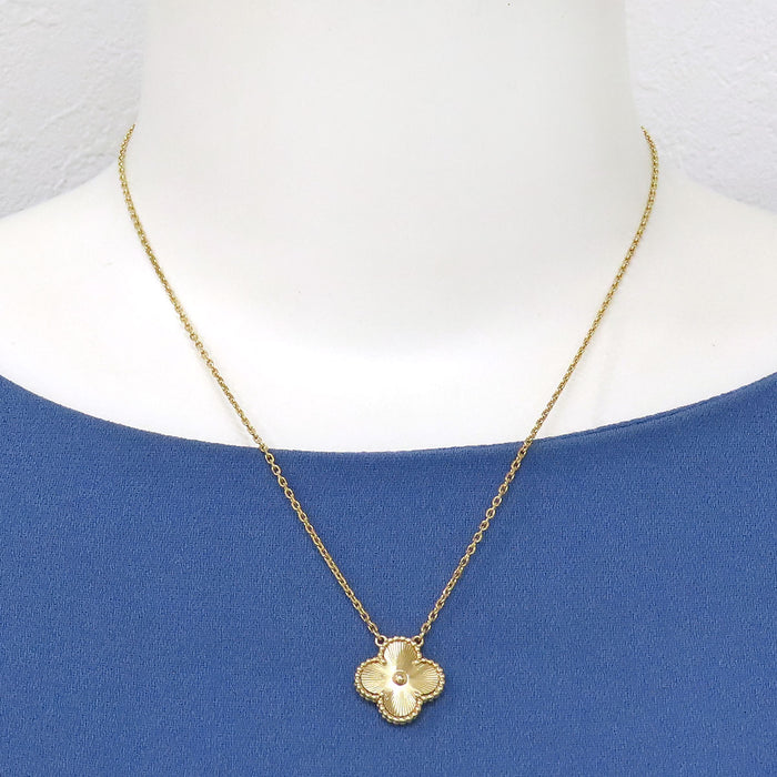 Van Cleef & Arpels 
ヴィンテージ アルハンブラ ギヨシェ ネックレス