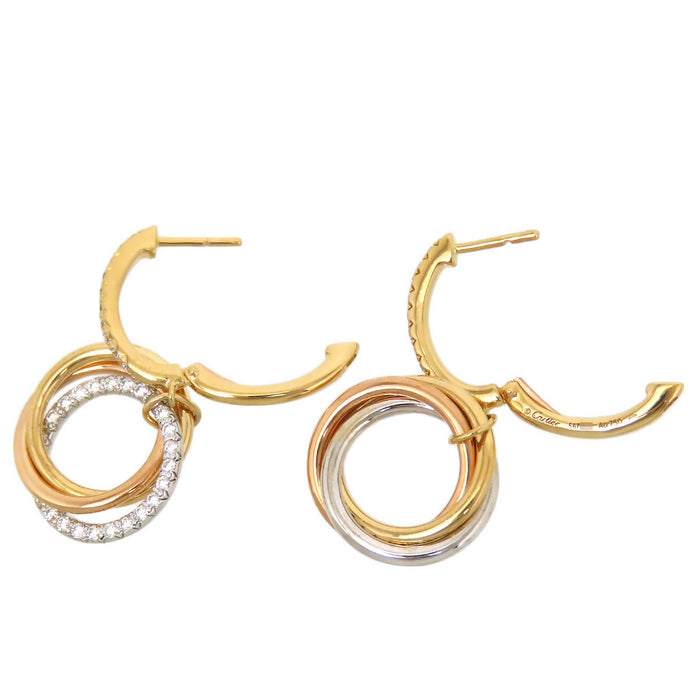 CARTIER 
トリニティ ピアス ダイヤモンド