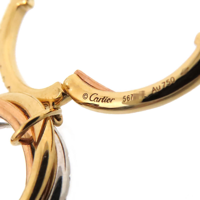 CARTIER 
トリニティ ピアス ダイヤモンド