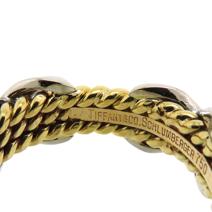 TIFFANY&Co. 
ロープ 3ロウ X リング