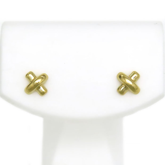 TIFFANY&Co.  
十字繡耳環