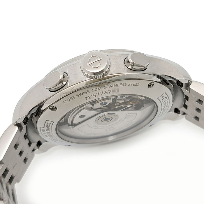 Baume & Mercier  
克里夫頓 三重日曆 月相 經整修  
附盒子與保證書