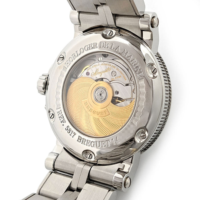 宝玑
海洋系列大日期蓝色表盘 已检修
已检修 带盒子和保卡