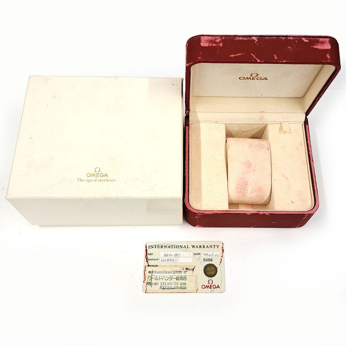 OMEGA 
スピードマスター デイト Overhauled 
箱ギャラ付