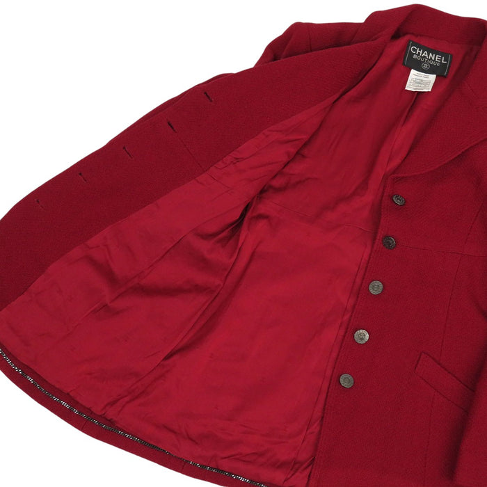 CHANEL 
97A ヴィンテージ COCO CC ココボタン ウール 
ココマーク ツイード テーラードジャケット