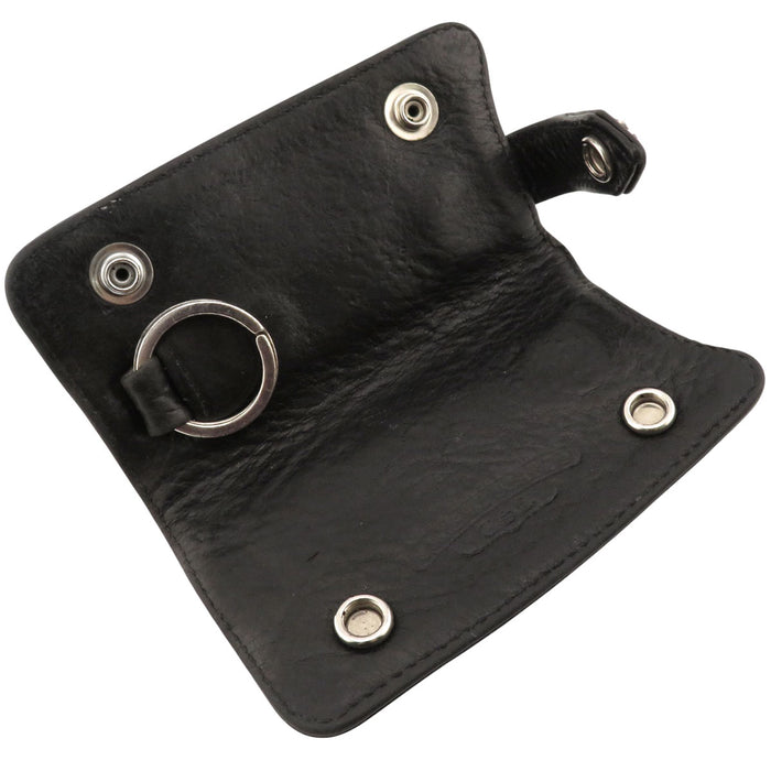 CHROME HEARTS 
PORTACHIAVI CHプラス ARGENTO 
Pulsante a croce Portachiavi in pelle