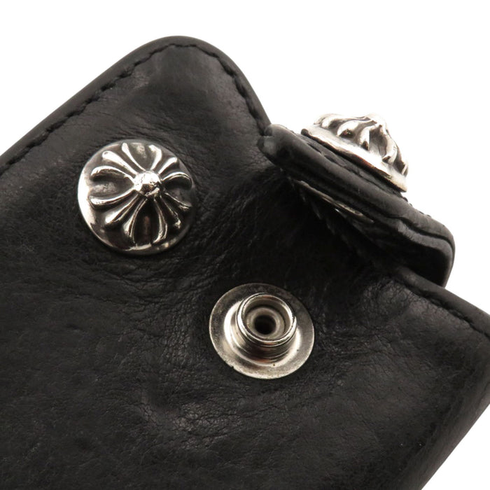 CHROME HEARTS 
PORTACHIAVI CHプラス ARGENTO 
Pulsante a croce Portachiavi in pelle