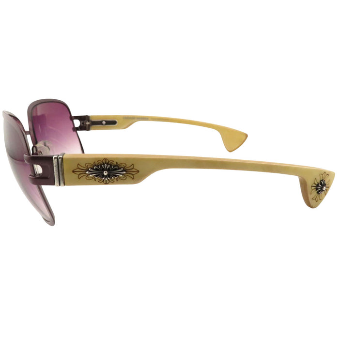 CHROME HEARTS 
CANDELA ROSA Croce CH Plus Astine in Legno 
Occhiali da Sole Candela Rosa