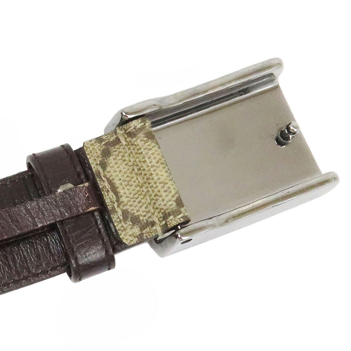 GUCCI 
レザー 
GG柄 ローラーバックル ベルト