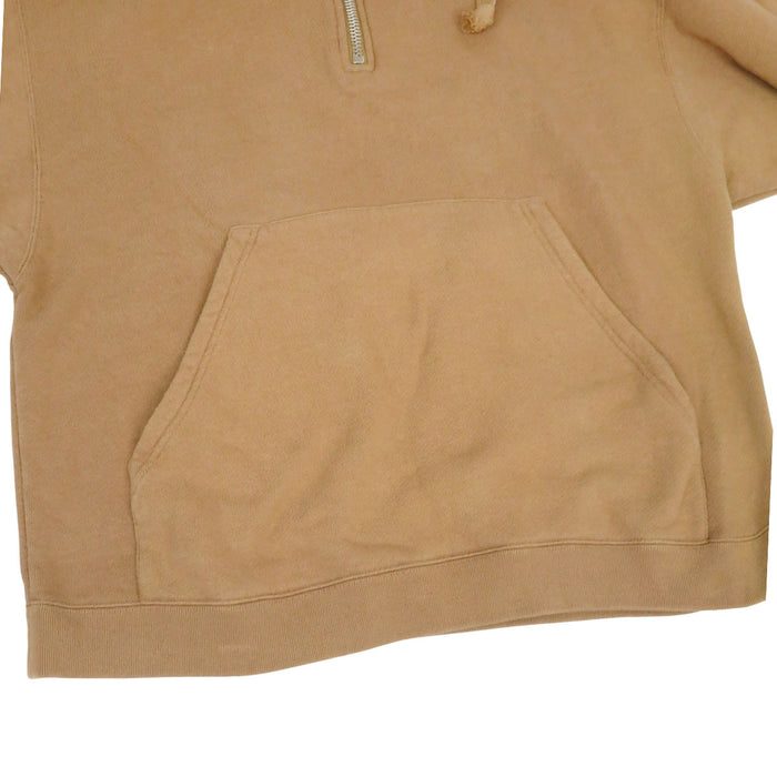 GUCCI 
Sweat à capuche 
Veste à demi-fermeture éclair avec logo imprimé au dos