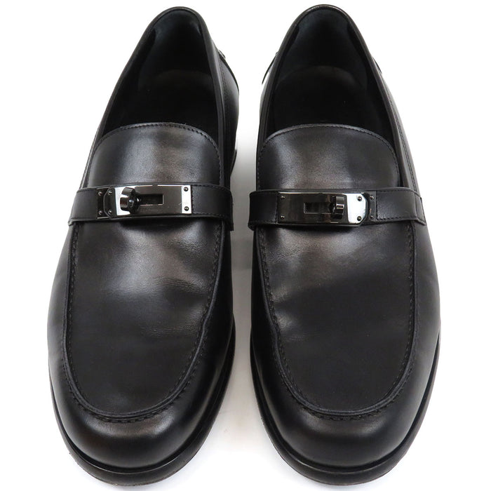 HERMES 
ケリー バックル ローファー ブラックカラーメタル レザー 
デスタン モカシン HERMES -Authentic Pre-owned モカシン by TS Trading Co., Ltd.