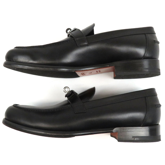 HERMES 
ケリー バックル ローファー ブラックカラーメタル レザー 
デスタン モカシン HERMES -Authentic Pre-owned モカシン by TS Trading Co., Ltd.
