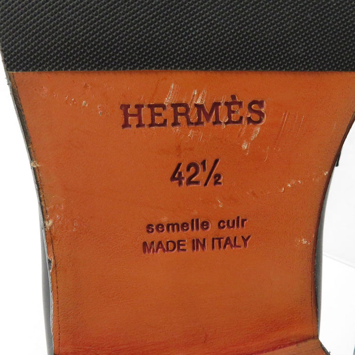 HERMES 
ケリー バックル ローファー ブラックカラーメタル レザー 
デスタン モカシン HERMES -Authentic Pre-owned モカシン by TS Trading Co., Ltd.