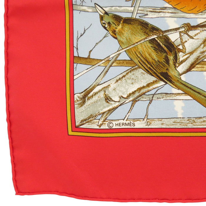 HERMES  
Silk Large Square Animal  
Scarf 90 CHASSE au BOIS Forest Hunting