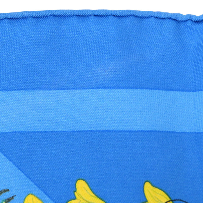 HERMES 
スカーフ 大判 シルク 昆虫柄 
カレ 90 LA PRAIRIE 草原