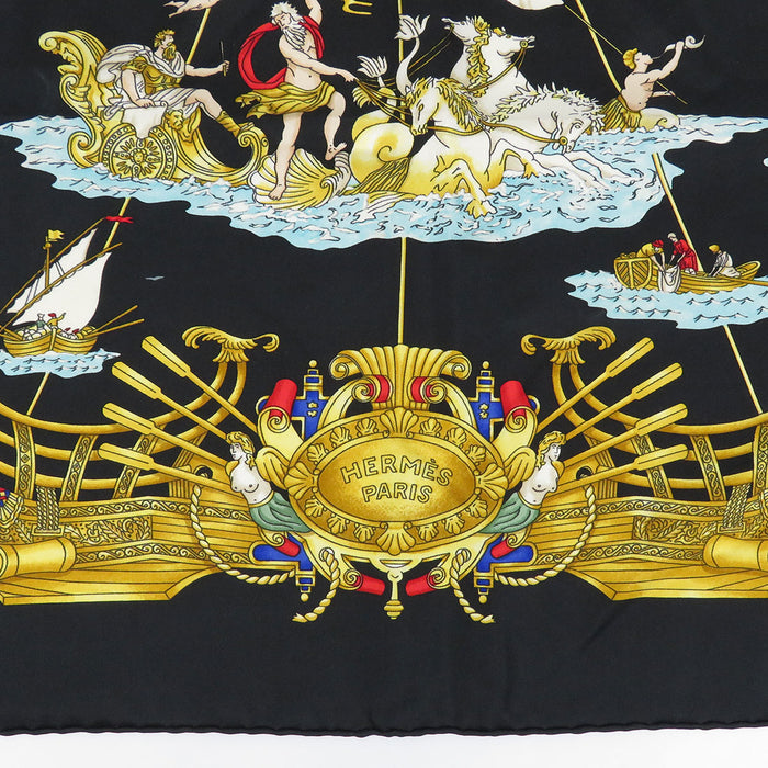 HERMES 
大判 シルク 
カレ 90 VOILES DE LUMIERE 光の帆船