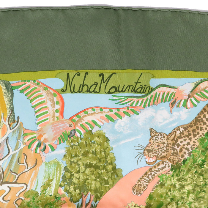 HERMES 
大判 シルク アニマル 
カレ 90 Nuba Mountain ヌバマウンテン