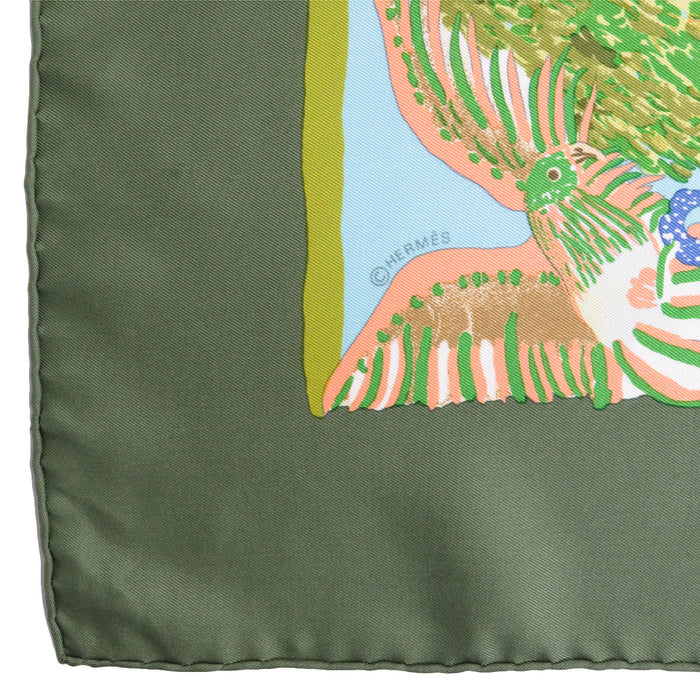 HERMES 
大判 シルク アニマル 
カレ 90 Nuba Mountain ヌバマウンテン