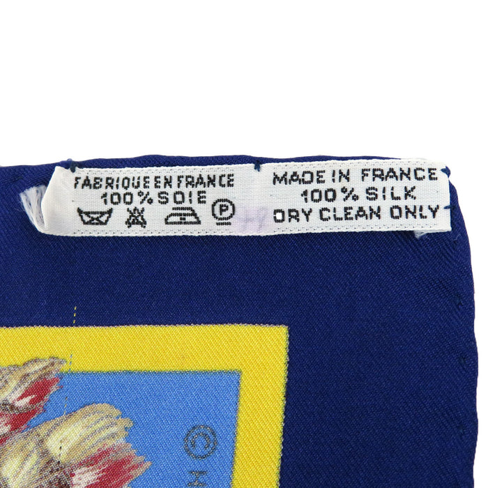 HERMES 
シルク 大判 馬 
カレ 90 PANI LA SHAR PAWNEE パウニー族の首長 スカーフ