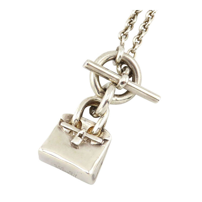 HERMES 
シルバー 
アミュレット バーキン ネックレス