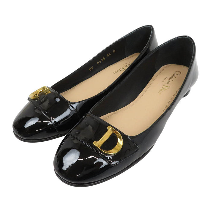 迪奥  
漆皮标志  
C'EST DIOR CD 平底鞋