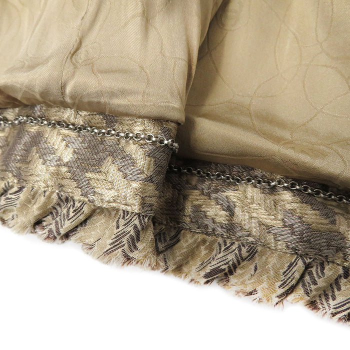 CHANEL 
05A COCO CC ココボタン ロゴ 
ココマーク ワッフル トリム シルク ジャケット