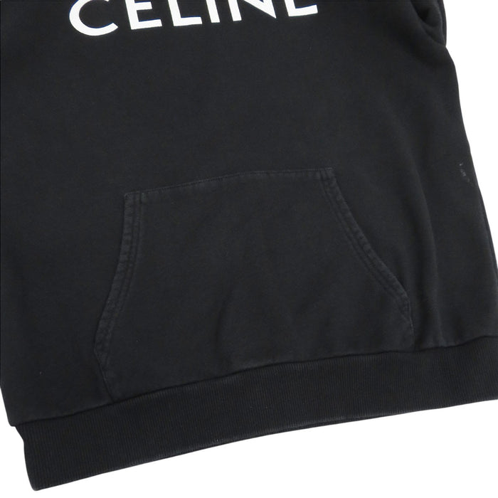 CELINE 
スウェット フーディ 
ロゴ パーカー