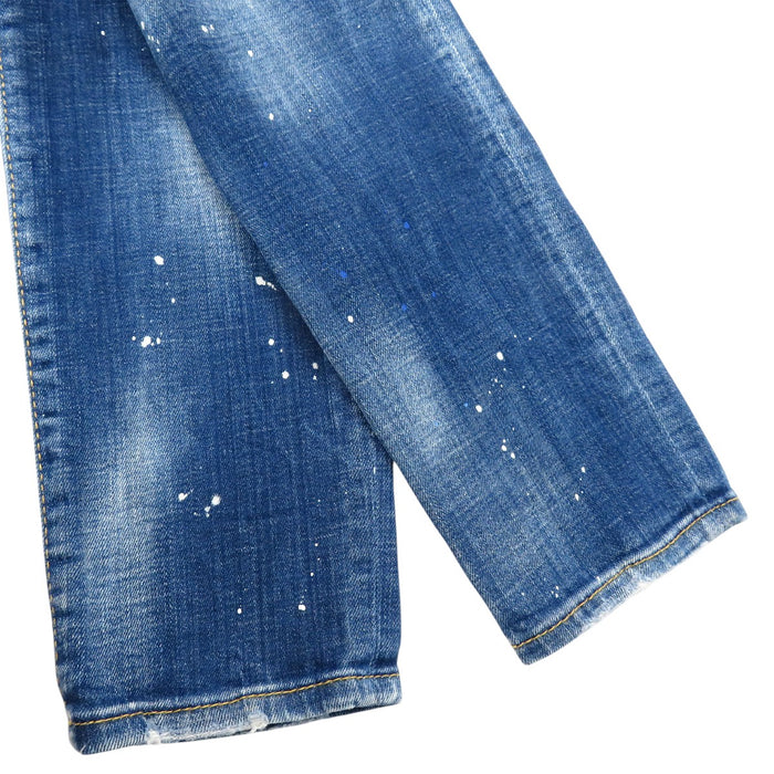 DSQUARED2 
ダメージ加工 ペイント スキニー 
SKATER スケーター デニムパンツ