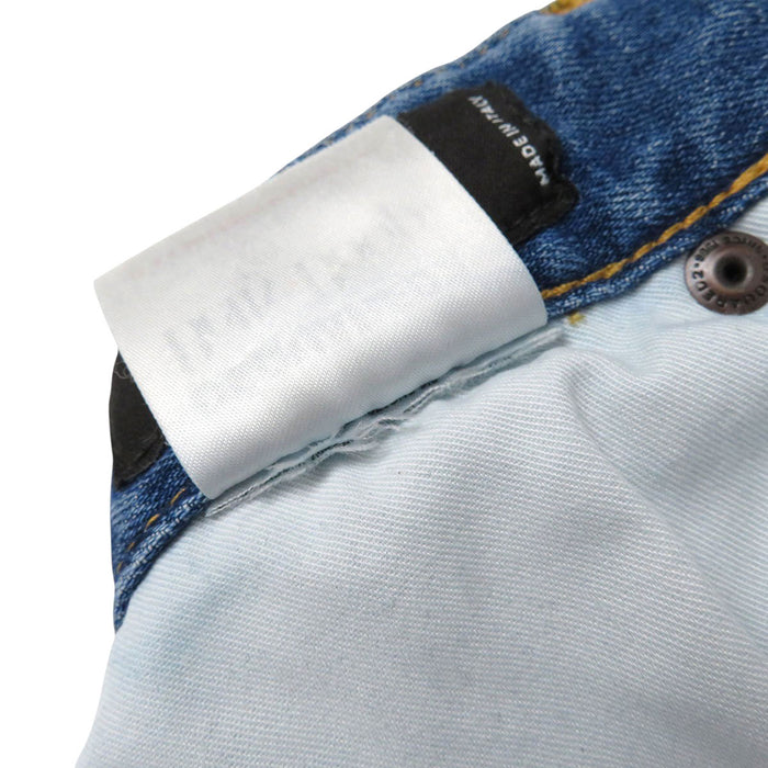 DSQUARED2 
ベティブープ パッチワーク ダメージ加工 
Betty Boop ウォッシュ ファイブポケット ジーンズ