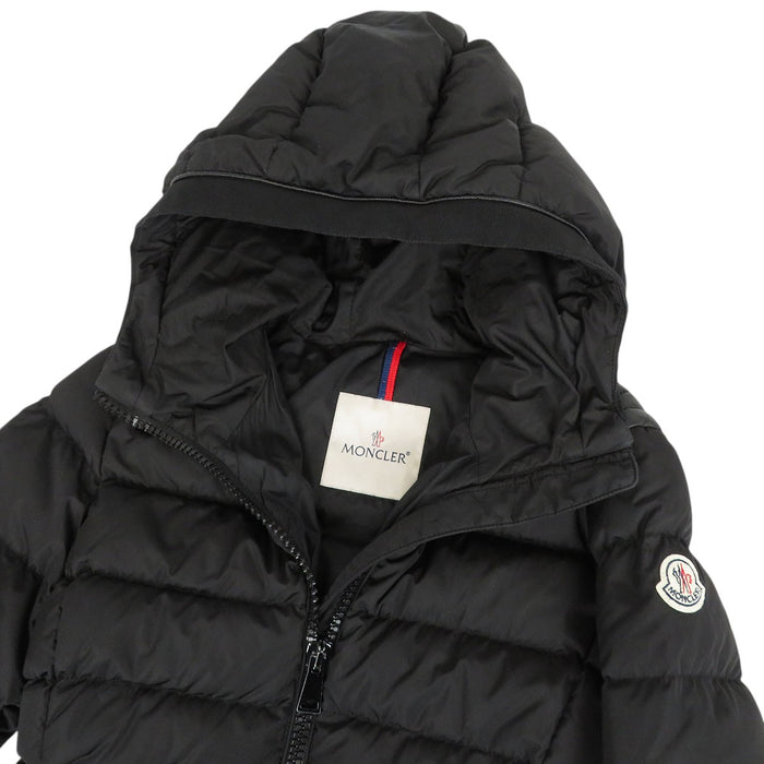MONCLER 
ロゴワッペン ダブルジップ レザー切替 
TALEVE タレヴ ダウンジャケット
