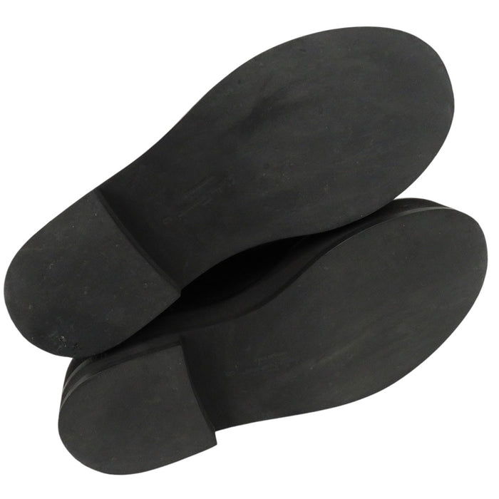 Salvatore Ferragamo 
ロゴ ラインストーン レザー 
ガンチーニバックル ショートブーツ