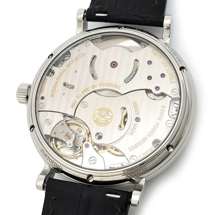 IWC 
Portofino remontage manuel huit jours 
avec boîte et garantie