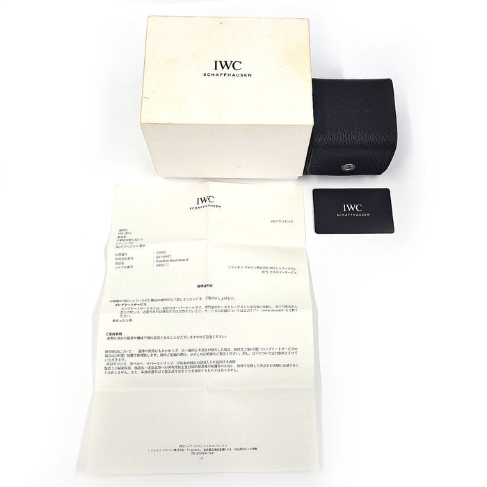 IWC 
Portofino remontage manuel huit jours 
avec boîte et garantie