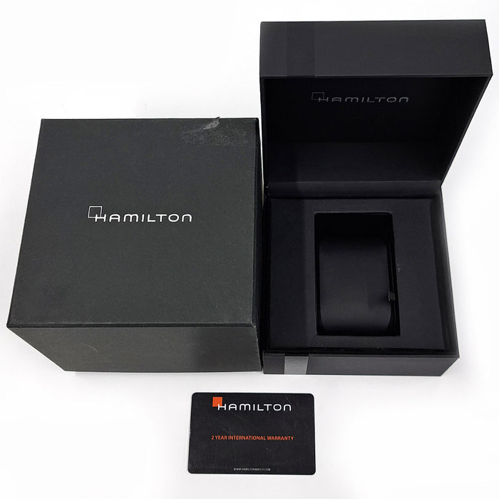 汉密尔顿 爵士大师 日历星期显示 附盒子和保修卡