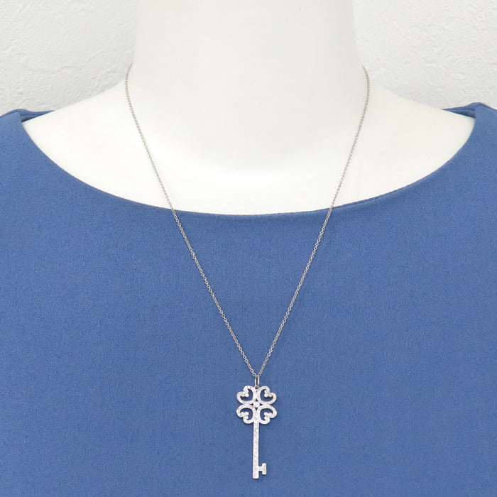 TIFFANY&Co. 
Collier Clé Cœur Quatra