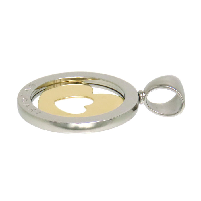 BVLGARI 
Ciondolo Tondo Doppio Cuore