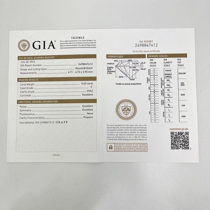 GRAFF 标志性圆形钻石戒指