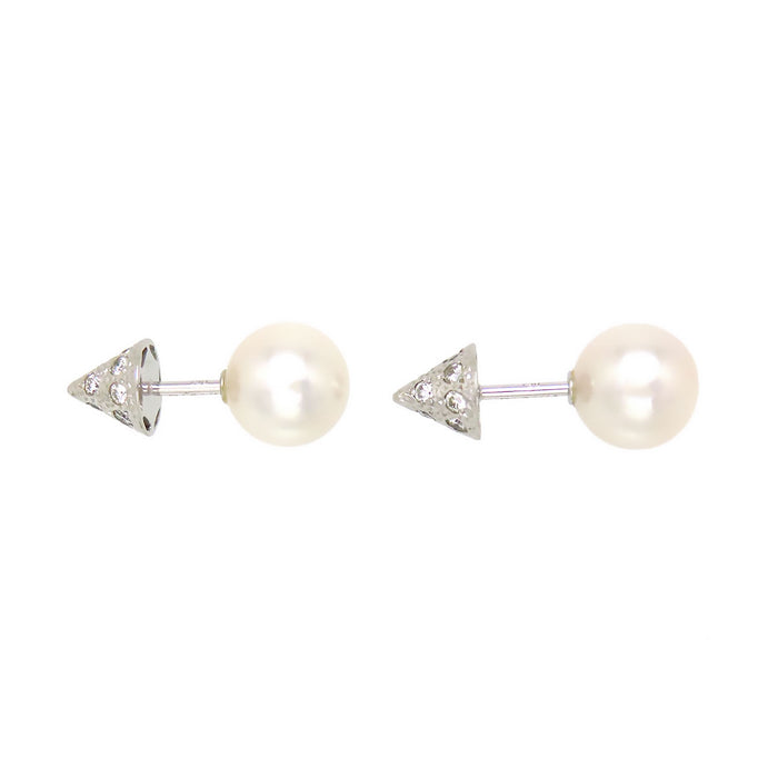 TASAKI 
Boucles d'oreilles Rébellion Raffinée