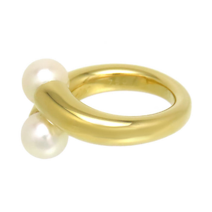 CARTIER 
Pearl Two-Together Ring