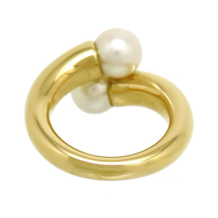 CARTIER 
Pearl Two-Together Ring