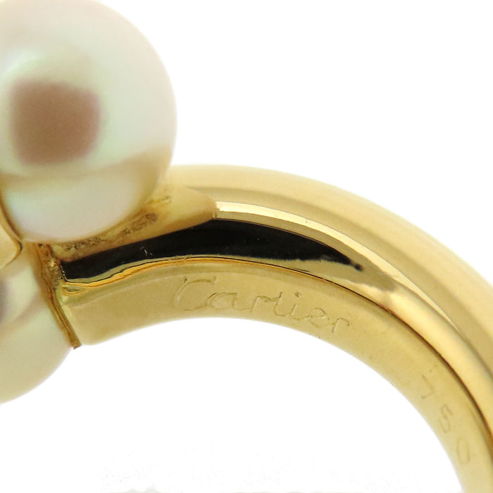 CARTIER 
Pearl Two-Together Ring