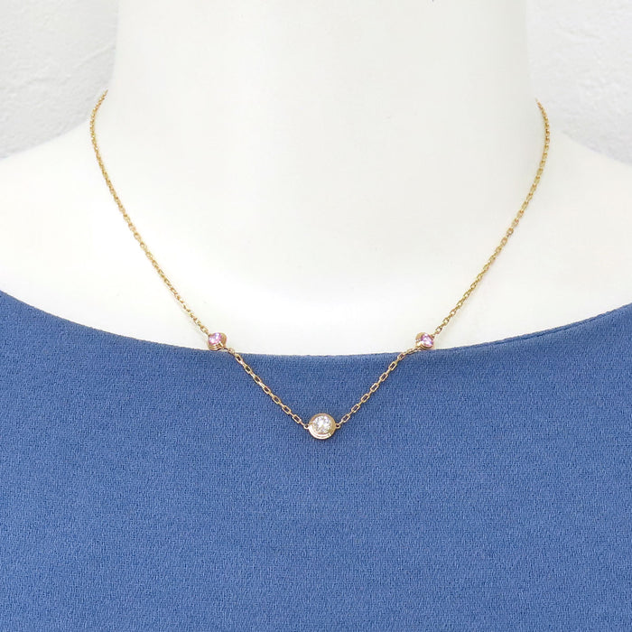 CARTIER 
ディアマン レジェ ネックレス 3P LM