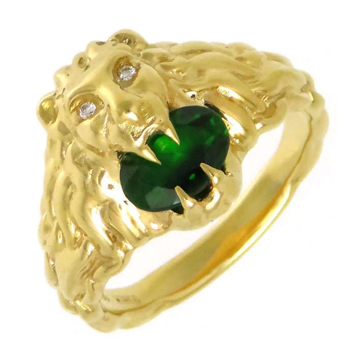 GUCCI 
ライオンヘッド リング